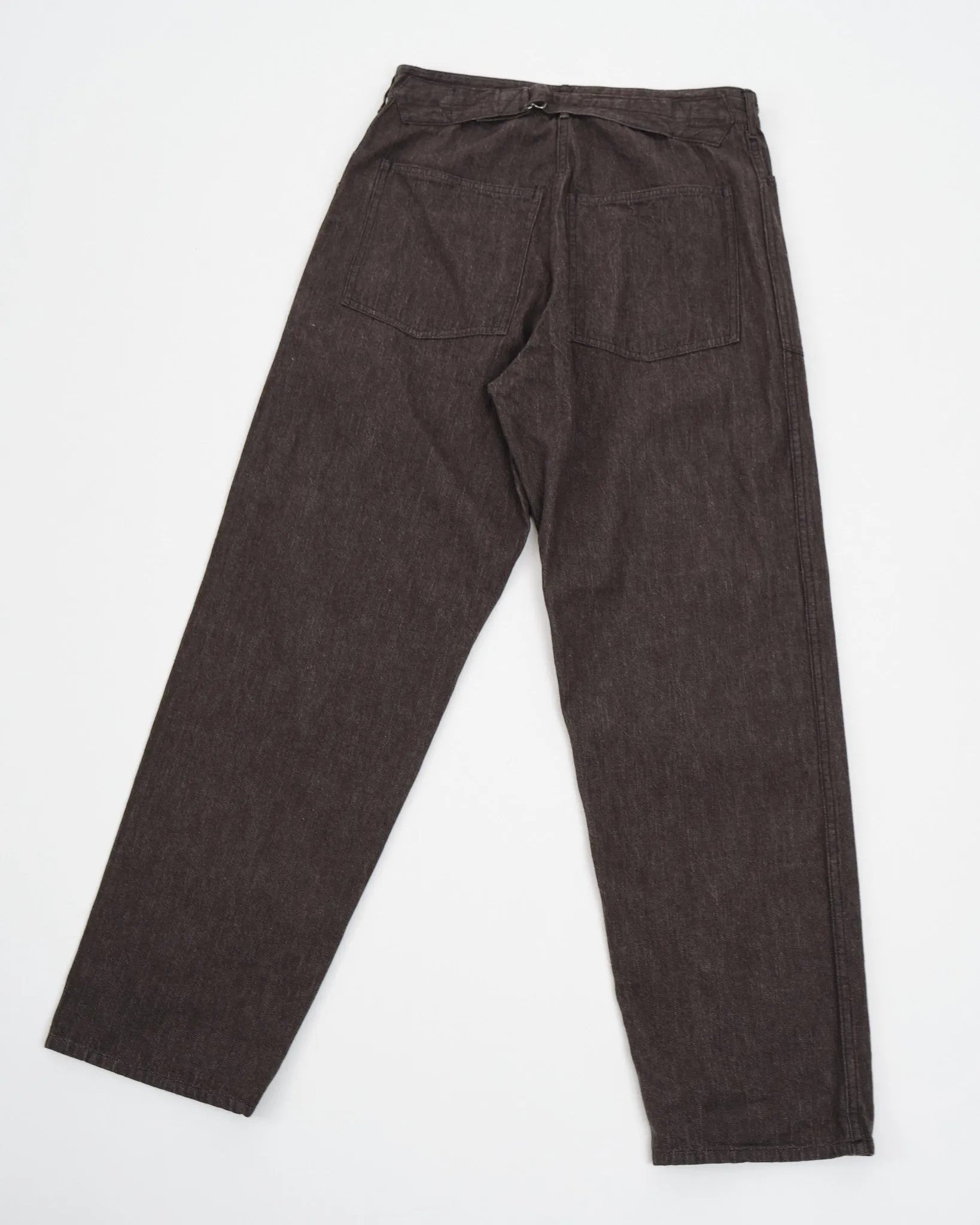 35 Backleback Baker Pants Brown One Wash