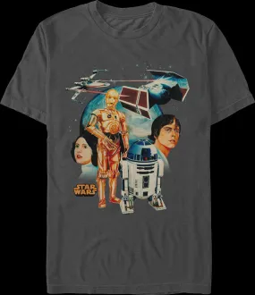 A New Hope Collage Star Wars T-Shirt