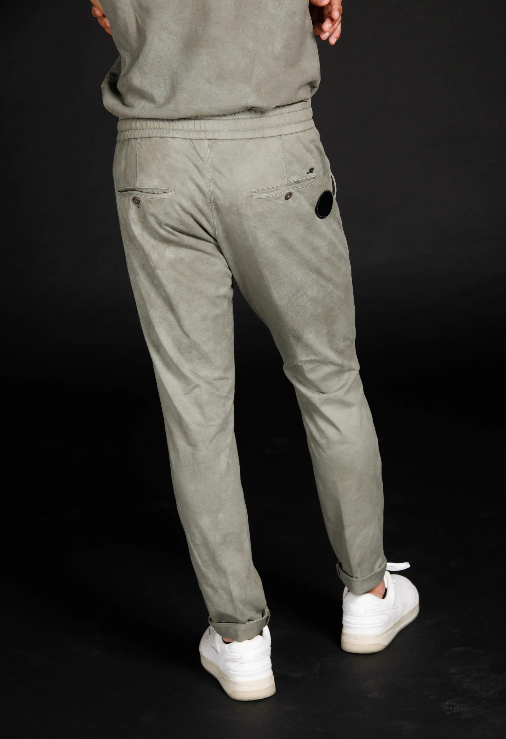 Arizona Fatique pantalone jogger uomo in jersey Logo edition carrot fit