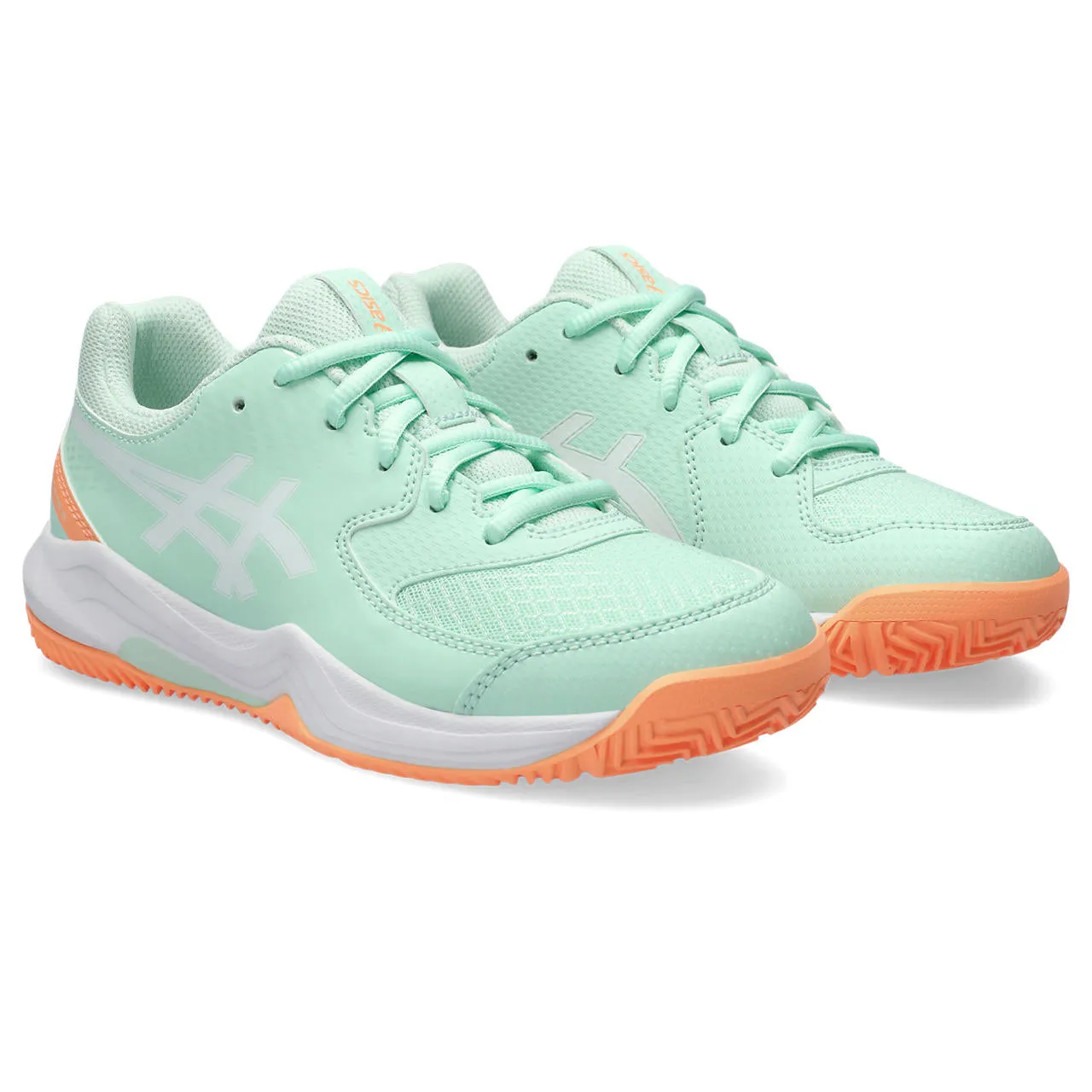 Asics Padelschoen Gel Dedicate 8 GS Junior Groen Oranje