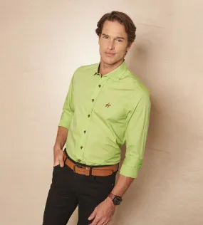 Camisa F/E M/L Verde Claro Ref. 115030424