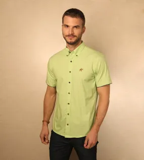 Camisa F/E Verde Claro M/C Ref. 104020923