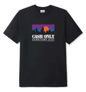 Cash Only Skyline Tee / Black