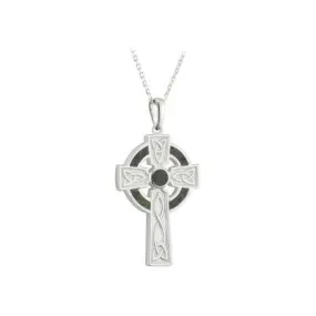 Connemara Marble Celtic Cross Pendant