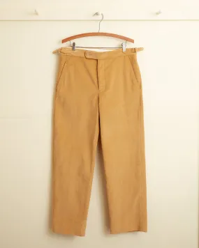 Custom Senior Cord Side-Buckle Trousers