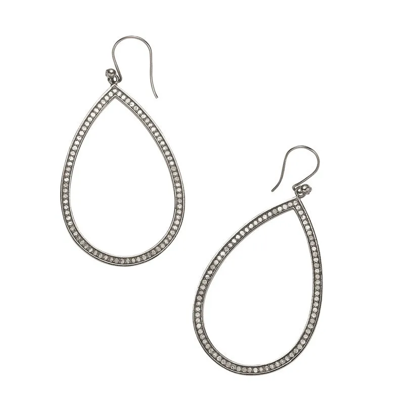 Diamond Teardrop Earrings