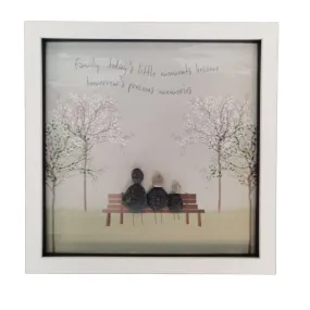 Family Todays Little Moments - 43x43cm - White