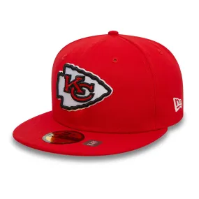 Kansas City Chiefs NFL Official Team Colours Red 59FIFTY Fitted Cap