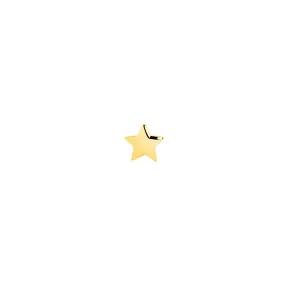 Mini Star Gold Stud Earring